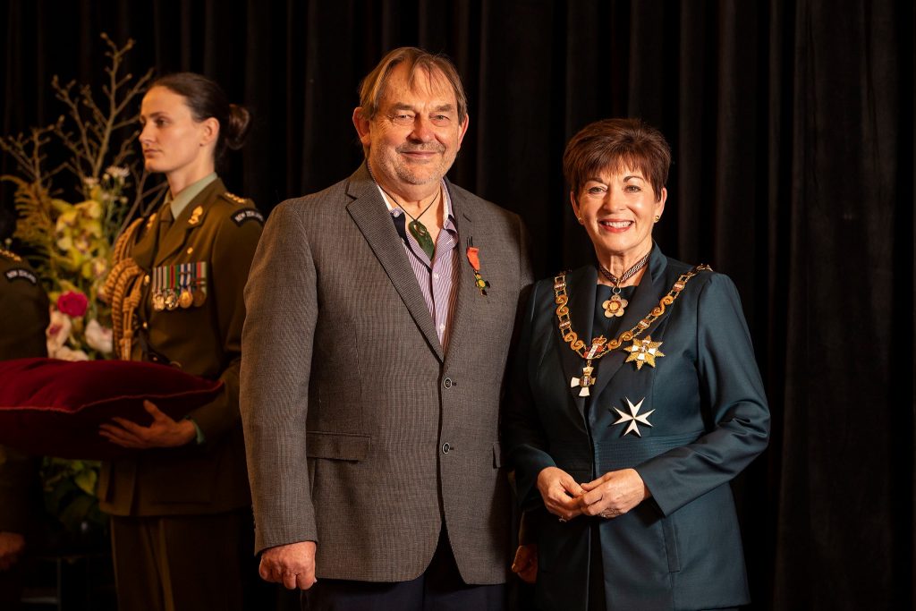 Colin Meurk with Governor-general