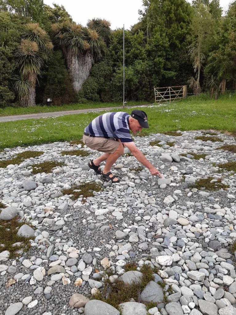 Brian pointing out butterfly